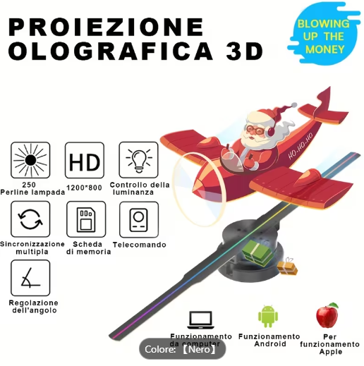 Proiettore LED Merry Christmas